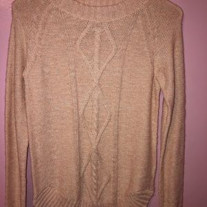 Kohl’s pink sweater.